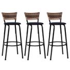 Conjunto 3 Banco Banquetas Alta Cadeiras Para Balcão Bar Bancada Cozinha Gourmet Ilha Bistrô Reforçada Itagold