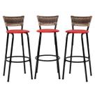 Conjunto 3 Banco Banquetas Alta Cadeiras Para Balcão Bar Bancada Cozinha Gourmet Ilha Bistrô Reforçada Itagold Conjunto 3 Banco Banquetas Alta Cadeiras Para Balcão Bar Bancada Cozinha Gourmet Ilha Bistrô Reforçada Itagold