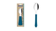 Conjunto 3 Colheres Leme Azul Tramontina Aço Inox Conjunto 3 Colheres Leme Azul Tramontina Aço Inox
