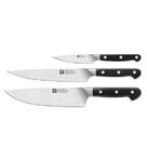 Conjunto 3 facas zwilling pro 20/10cm em aço inox preto 384300070 Conjunto 3 facas zwilling pro 20/10cm em aço inox preto 384300070