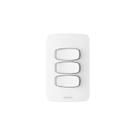 Conjunto 3 Interruptores simples 10A 250V~ 4x2 Gracia Alumbra