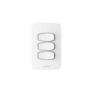 Conjunto 3 Interruptores simples 10A 250V~ 4x2 Gracia Alumbra