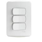 Conjunto 3 Interruptores Simples 10A Miluz Schneider S3B62210 Conjunto 3 Interruptores Simples 10A Miluz Schneider S3B62210