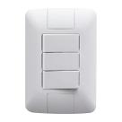 Conjunto 3 Interruptores Simples Tramontina Aria 6A