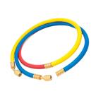 Conjunto 3 Mangueiras Manifold 1.5m Gás MP39 R401 R134 R404 R12 R22 Reforçada Conjunto 3 Mangueiras Manifold 1.5m Gás MP39 R401 R134 R404 R12 R22 Reforçada