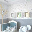 Conjunto 3 Nichos para Quarto Infantil