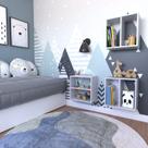 Conjunto 3 Nichos Prateleira para Quarto Infantil