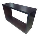 Conjunto 3 Nichos Retangular Decorativos Parede - Marrom Cinza