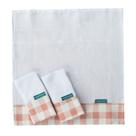 Conjunto 3 Paninhos Fraldinha de Boca Bebê Xadrez Rosê