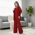Conjunto 3 Peças Ana Paula Look Feminino de Frio Leve e Confortável