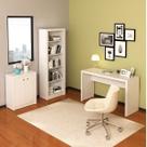 Conjunto 3 Peças com Escrivaninha ME4135, Estante ME4104 e Balcão 2 Portas ME4103