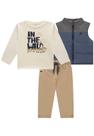 Conjunto 3 peças Inverno Menino Johnny Fox