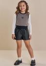 Conjunto 3 Peças Manga Longa Shorts Kukiê