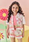 Conjunto 3 peças Menina Estampado Kukiê