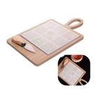 Conjunto 3 Pecas Para Queijo Com Tabua E Faca Floral 30x17x2,5cm em Bambu Lyor