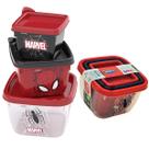 Conjunto 3 potes conect homem aranha