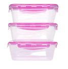 Conjunto 3 potes hermeticos 1l - lp house