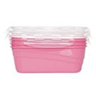 Conjunto 3 Potes Herméticos Colors 1000 Ml - Lp House