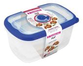 Conjunto 3 Potes Plásticos Retangulares Sanremo Azul Conjunto 3 Potes Plásticos Retangulares Sanremo Azul