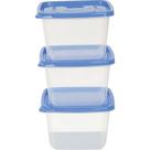 Conjunto 3 Potes Quadrados 1.1 Litros Herméticos Organizadores Multclick Conjunto 3 Potes Quadrados 1.1 Litros Herméticos Organizadores Multclick