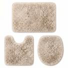 Conjunto 3 Tapetes Antiderrapante Banheiro Pelúcia Soft Super Macio Conforto Elegante Conjunto 3 Tapetes Antiderrapante Banheiro Pelúcia Soft Super Macio Conforto Elegante