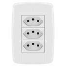 Conjunto 3 Tomadas 20A - Ilumi Lev - 87124 Conjunto 3 Tomadas 20A - Ilumi Lev - 87124