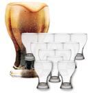 Conjunto 30 Copos para Chopp Brahma 430ml Vidro Jogo Bar Casa Barato Cerveja Suco Agua
