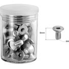 Conjunto 30 Parafusos Allen M4x8mm Fixação de Gancheiras