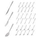 Conjunto 36 Talheres Garfo Colher Faca Inox Luxo