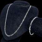 Conjunto 3x1 - 70cm 3mm I Prata 925 Conjunto 3x1 - 70cm 3mm I Prata 925