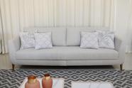 Conjunto 4 Almofadas 50x50 Veludo Estampa Ramos Cinza e Branca Conjunto 4 Almofadas 50x50 Veludo Estampa Ramos Cinza e Branca