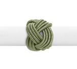 Conjunto 4 argolas para guardanapo traccia olive 204613 - copa & cia -