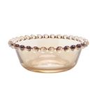 Conjunto 4 Bowls Cristal Pearl Ambar 12x4cm Conjunto 4 Bowls Cristal Pearl Ambar 12x4cm
