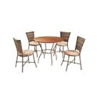 Conjunto 4 Cadeiras 1 Mesa Madeira Green
