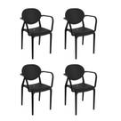 Conjunto 4 Cadeiras com Braço Slick