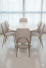 Conjunto 4 cadeiras dubai design exclusivo ambientes moderno
