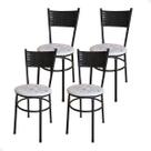 Conjunto 4 Cadeiras Para Cozinha Viena