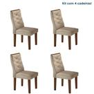 Conjunto 4 Cadeiras para Sala de Jantar Germany