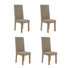 Conjunto 4 Cadeiras para Sala de Jantar Laura