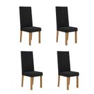 Conjunto 4 Cadeiras para Sala de Jantar Laura