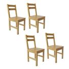 Conjunto 4 Cadeiras para Sala de Jantar Madeira Maciça Mandacaru Yescasa Conjunto 4 Cadeiras para Sala de Jantar Madeira Maciça Mandacaru Yescasa