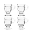 Conjunto 4 Canecas Café Chá Líbano Vidro Class Home 145ml