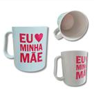 Conjunto 4 canecas comemorativa dia das mães eu amo minha mãe