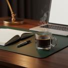 Conjunto 4 Canecas Vidro Graffiato 95ml Transparente Café