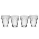 Conjunto 4 Copos Lines Butterfly 350ml Vidro - Wolff