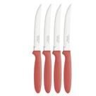 Conjunto 4 Facas De Serra Churrasco Em Aço Inox Tramontina