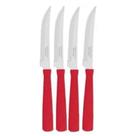 Conjunto 4 Facas Serra Churrasco Inox New Kolor Tramontina