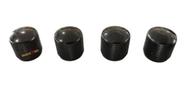 Conjunto 4 Knobs De Metal Preto Guitarra / Baixo - Andaluz