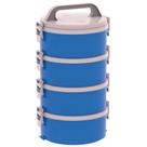 Conjunto 4 Marmita Térmica Marmitex Termoprato 1,5l Almoço Lanche Tekcor 2S 1D 1T - Soprano Conjunto 4 Marmita Térmica Marmitex Termoprato 1,5l Almoço Lanche Tekcor 2S 1D 1T - Soprano