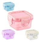 Conjunto 4 Mini Potes Coloridos Plástico Tampa E Trava 150ml Colorido